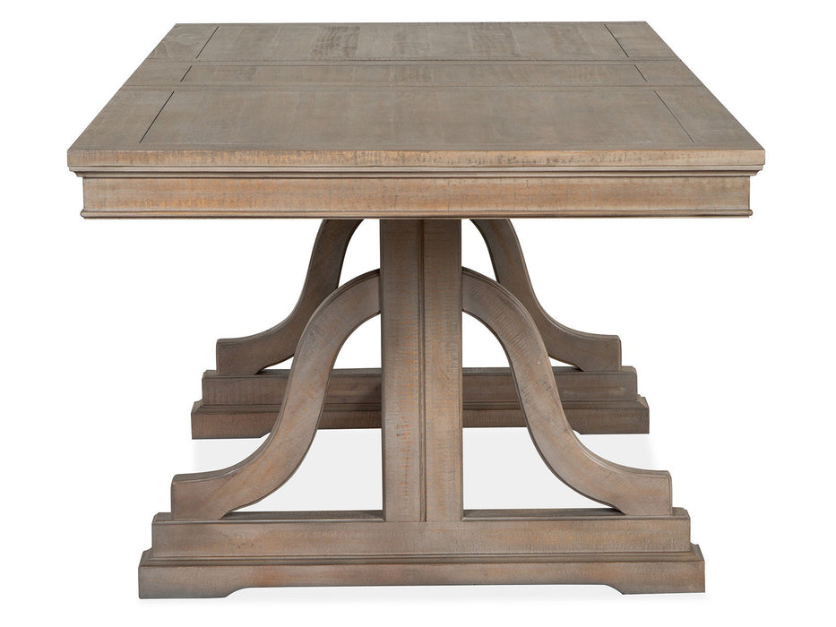 Paxton Place - Trestle Dining Table - Dovetail Gray Magnussen Furniture