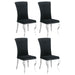 Elegant Upholstered Side Chairs (Set of 4) Furniture Max