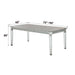 Varian - Dining Table - Mirrored & Antique Platinum ACME
