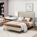 Upholstered Bed With High Headboard Design Home Essentials