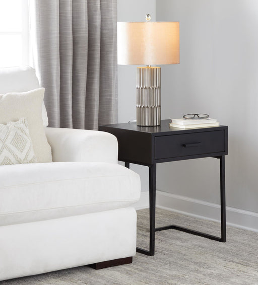 Tania - Contemporary Table Lamp - Brown / Metallic Brown / Champagne Lumi Source
