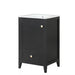 20" Bathroom Vanity With Sink Cabinet With Soft Closing Door, Drawer & Storage Rack - Black Hearth and Haven