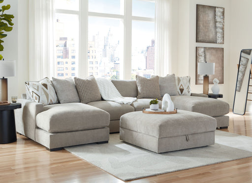 Aslan Court - Sectional With Ottoman Set Benchcraft®