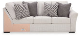Koralynn - Raf Sofa with Corner Wedge - Stone Benchcraft®