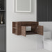 Floating Bathroom Vanity Cabinet, Soft Close Double Drawers, Open Side Storage, Wall Mounted, Cabinet Only Home Essentials
