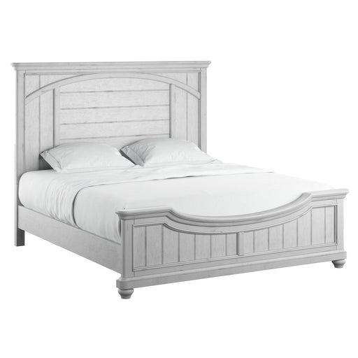 Queen Panel Bed - Gray - Wood Emerald Home