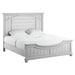 Queen Panel Bed - Gray - Wood Emerald Home