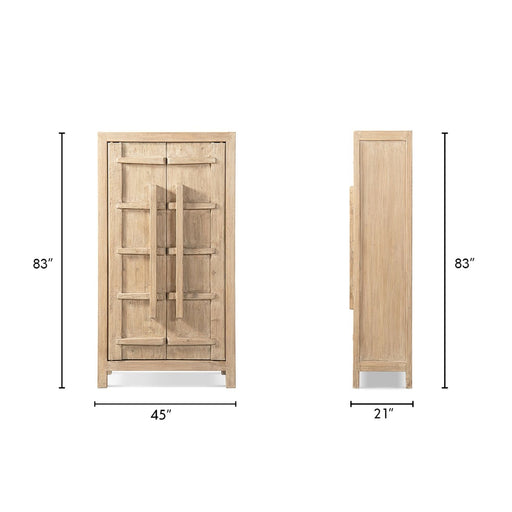 Rowan - Storage Cabinet With Double Doors - Natural Jennifer Taylor Home
