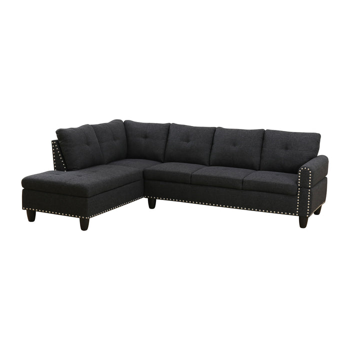 L - Shaped Sectional Sofa With Movable Left Chaise Home Essentials