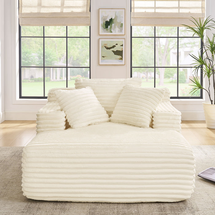 Chaise Lounge Sofa Bed With Deep Seat For Living Room Home Essentials