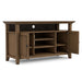 Amherst - TV Media Stand - Rustic Natural Aged Brown Simpli-Home