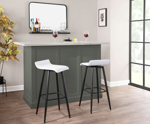 Ale - Contemporary Fixed Height Bar Stool (Set of 2) Lumi Source