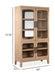 Somerset - Buffet Curio - Butternut and Omari Natural Magnussen Furniture