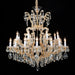 Michael Amini Lighting - La Scala 25-Light Traditional Crystal Chandelier - Gold Michael Amini