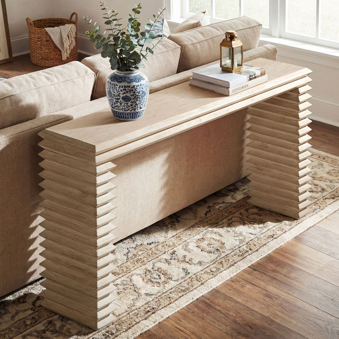 Veda - Geometric Waterfall Table Jennifer Taylor Home