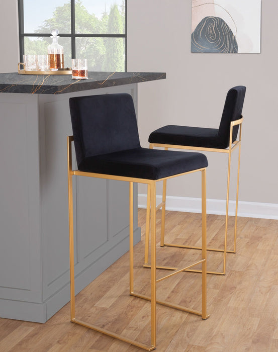 Fuji - Contemporary Design High Back Barstool Lumi Source