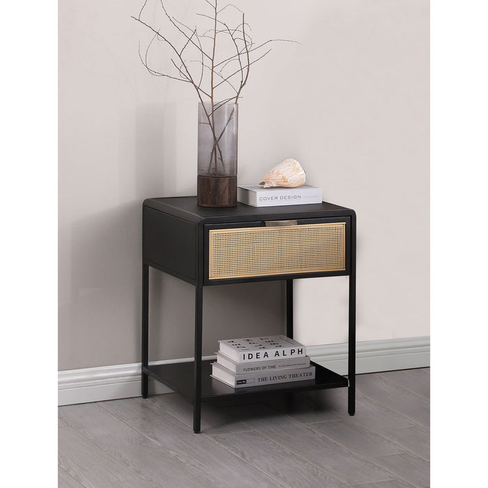 Duncan - 1 Drawer Bedside Table Furniture Max