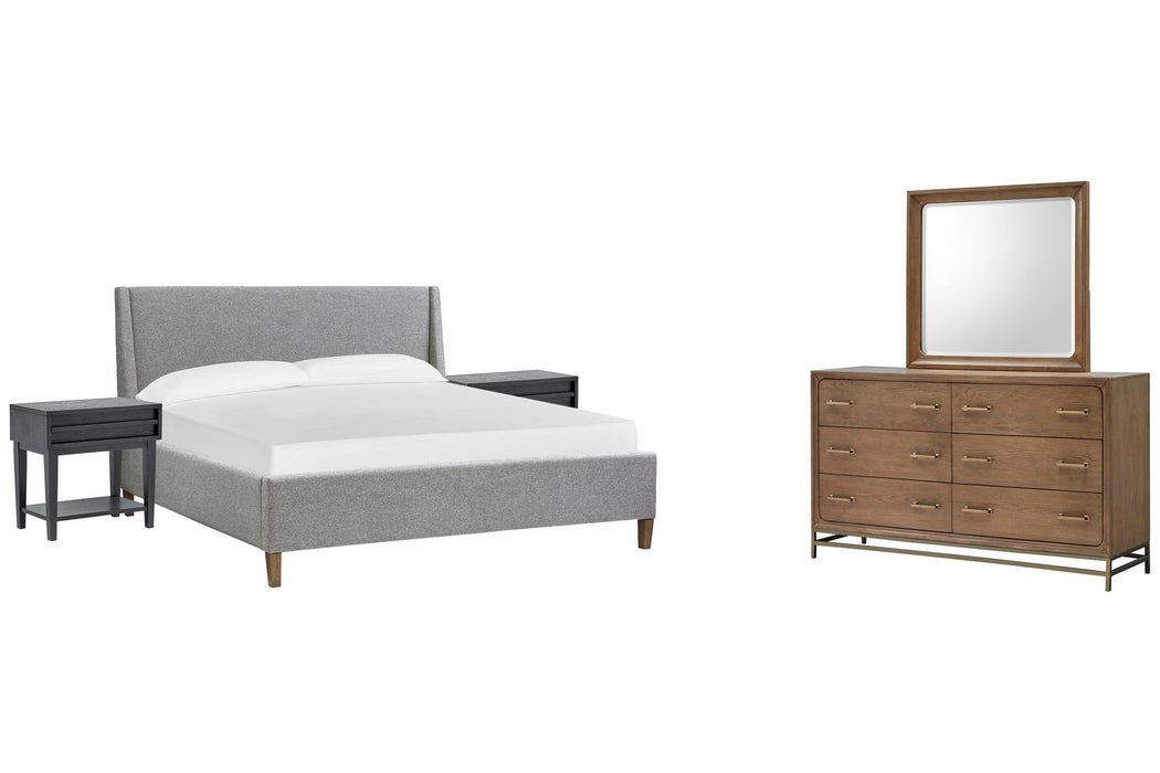 Lindon - Upholstered Island Bed Set Magnussen Furniture