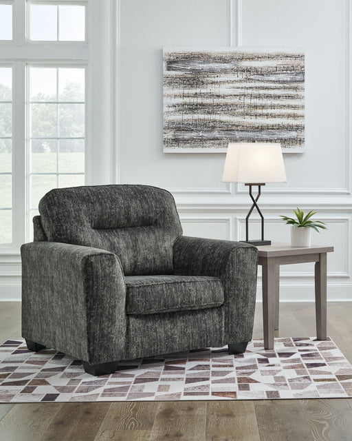 Lonoke - Chair And A Half - Gunmetal Signature Design by Ashley®