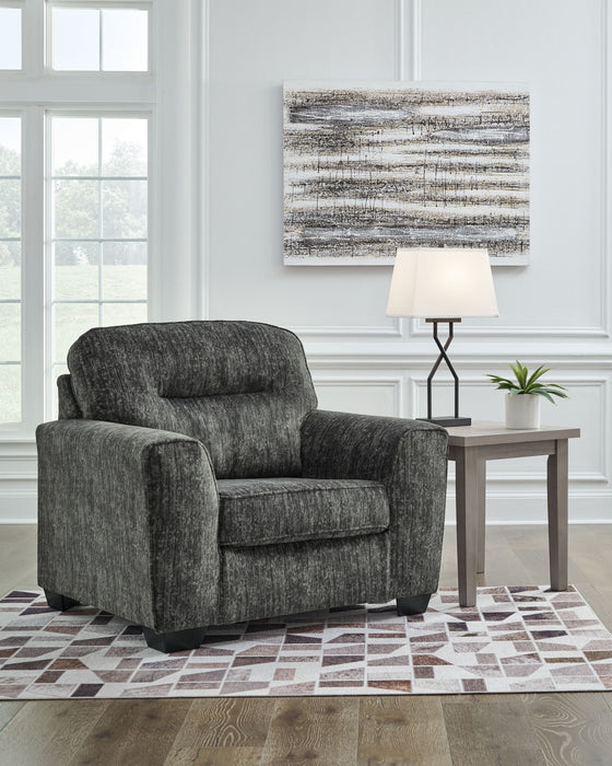Lonoke - Chair And A Half - Gunmetal Signature Design by Ashley®