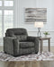 Lonoke - Chair And A Half - Gunmetal Signature Design by Ashley®
