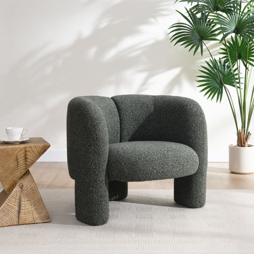 Pemba - Accent Chair - Green Tweed ACME
