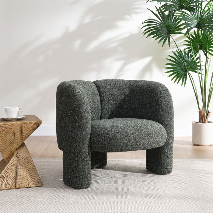 Pemba - Accent Chair - Green Tweed ACME