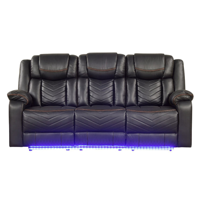 Challenger - LED Power Recliner Sofa Matrix Furniture Group