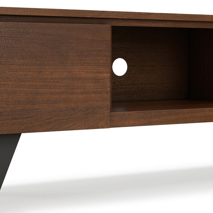 Lowry - Handcrafted TV Media Stand - Walnut Simpli-Home