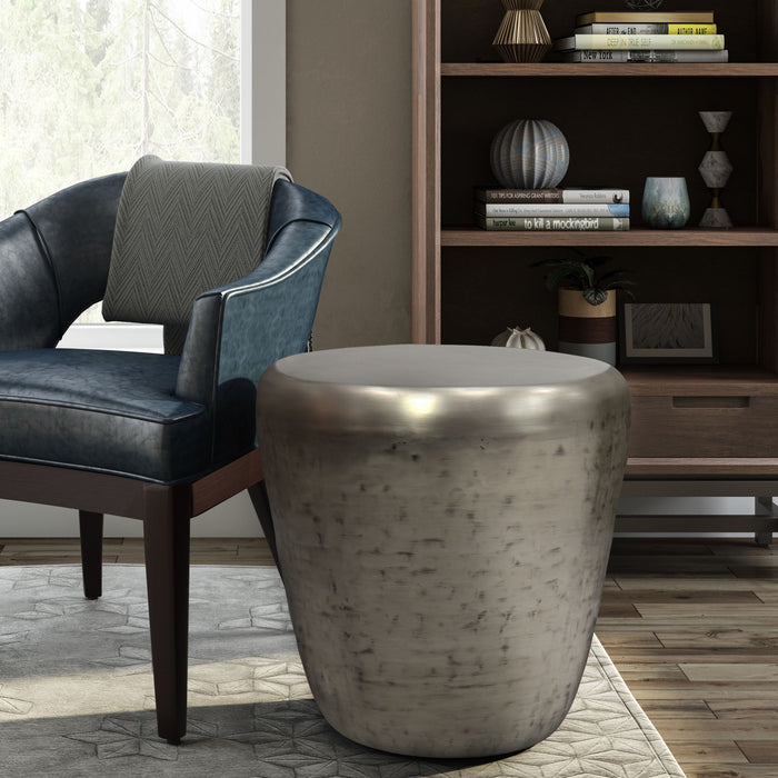 Garvy - Handcrafted Metal Side Table Simpli-Home