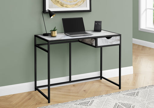 Computer Desk For Home Office, Storage Drawer - White 8th Street