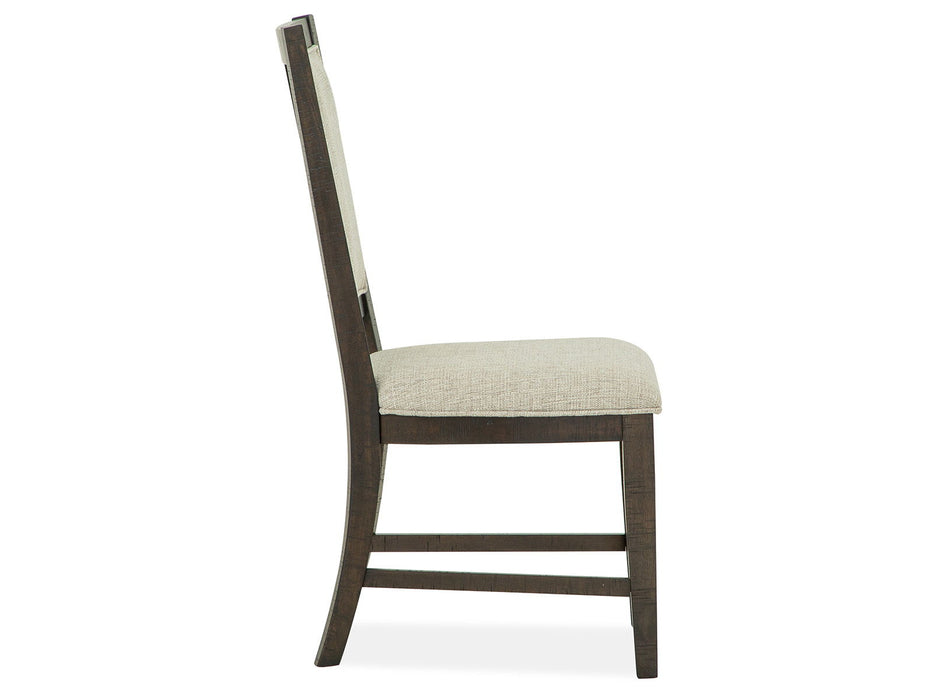 Westley Falls - Step Up Side Chair With Upholstered Seat & Back (Set of 2) - Graphite Magnussen Furniture