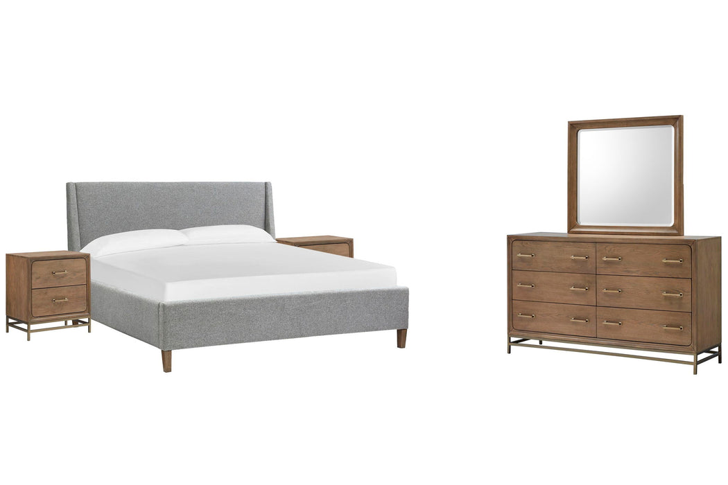 Lindon - Upholstered Island Bed Set Magnussen Furniture
