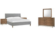 Lindon - Upholstered Island Bed Set Magnussen Furniture
