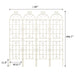 Metal Garden Rustproof Trellis For Climbing Plants Outdoor Flower Support Daily Nest