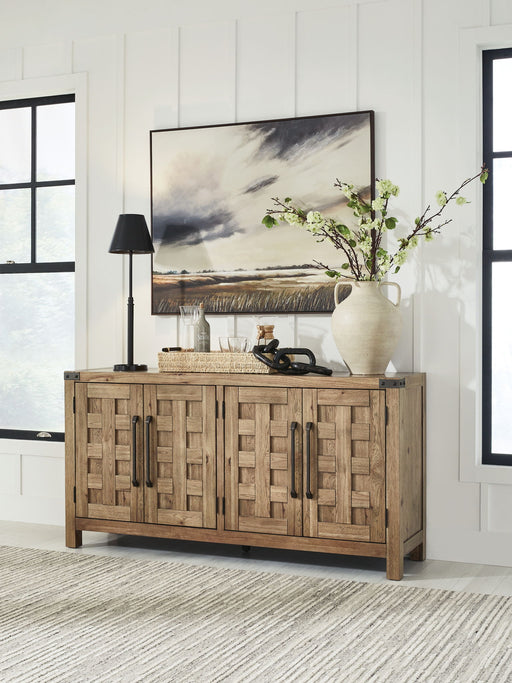 Ridgester - Dining Room Server - Light Brown Benchcraft®
