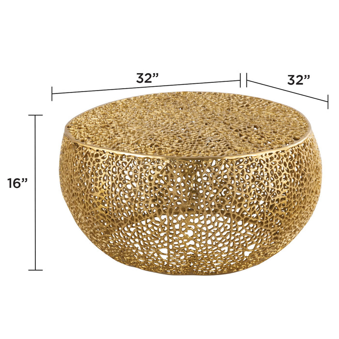 T3502 - Modern Round Coffee Table Matrix Furniture Group