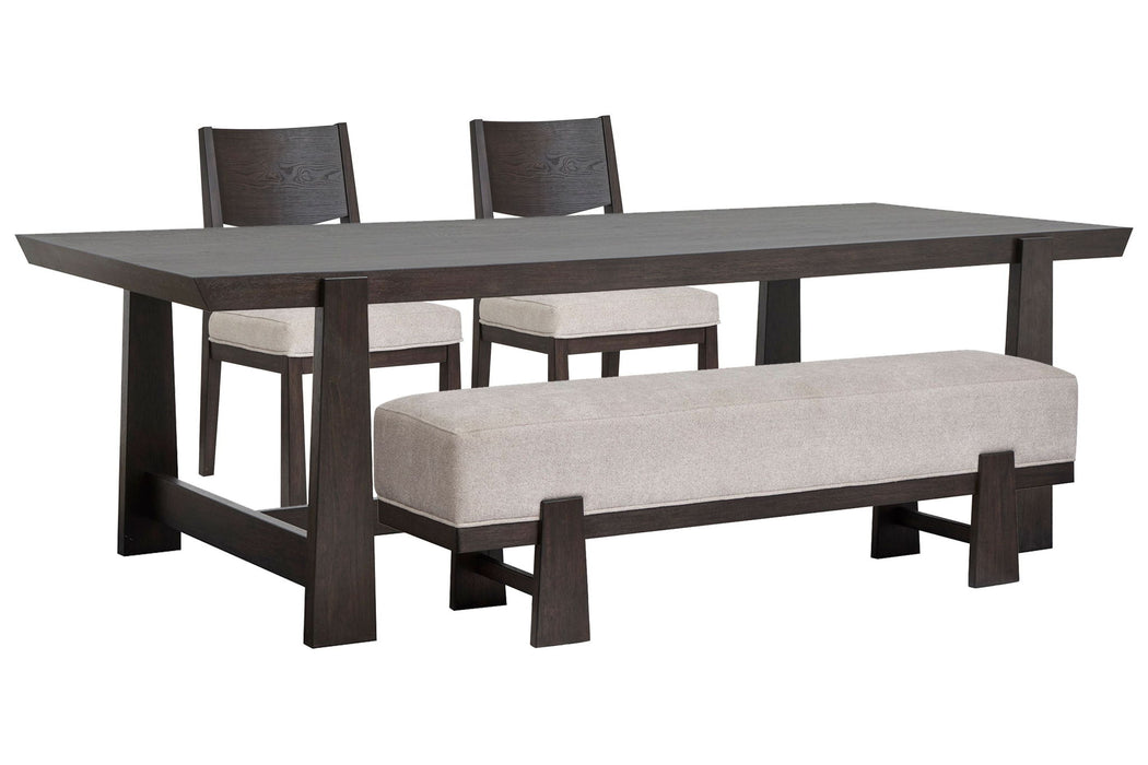 Tauren - Trestle Dining Table Set Magnussen Furniture
