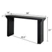 Console Table With Decorative Molding Home Essentials
