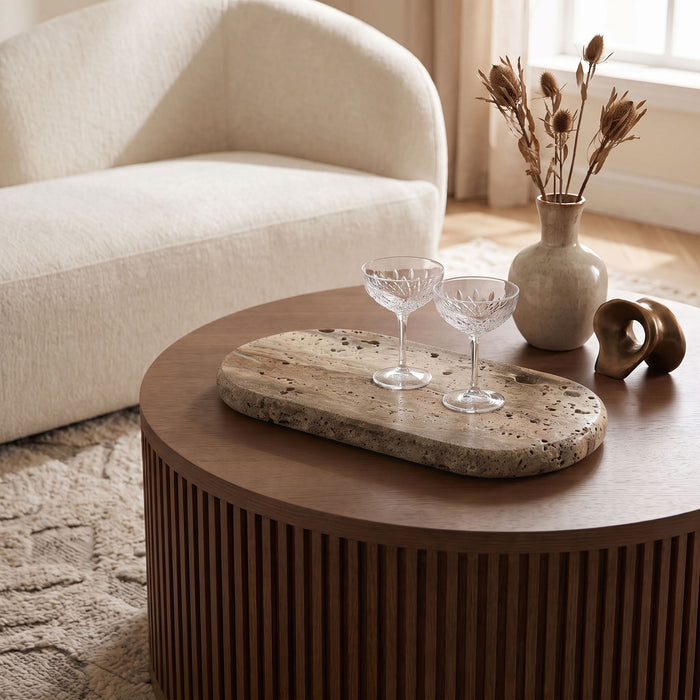 Carrell - Genuine Marble Tray Meridian Furniture