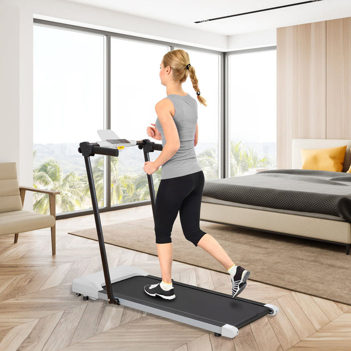 Treadmills For Home, Treadmill With LED For Walking & Running - Gray