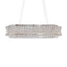 Michael Amini Lighting - Galaxy Oval LED Crystal Chandelier - Chrome Michael Amini