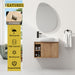 Sleek Design Freestanding Bathroom Vanity With Sink, Soft Close Door Home Essentials