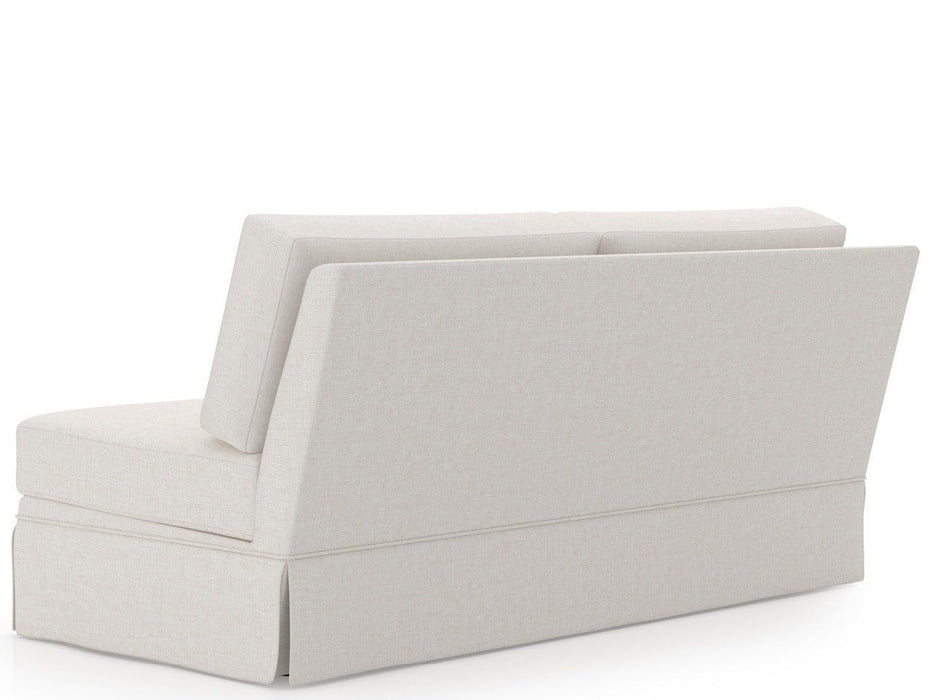 Filmore - Skirted Loveseat LAF, Special Order - White Universal Furniture