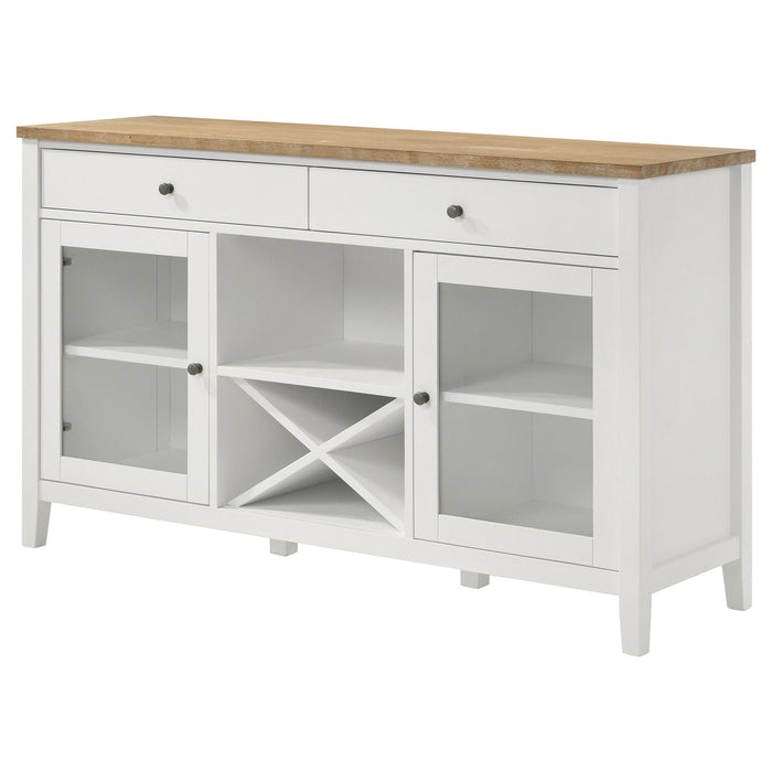 Prager - 2 Door Dining Sideboard - White Furniture Max