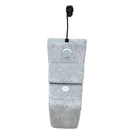Fullar - Modular Console With Wireless Charger - Light Gary Chenille ACME