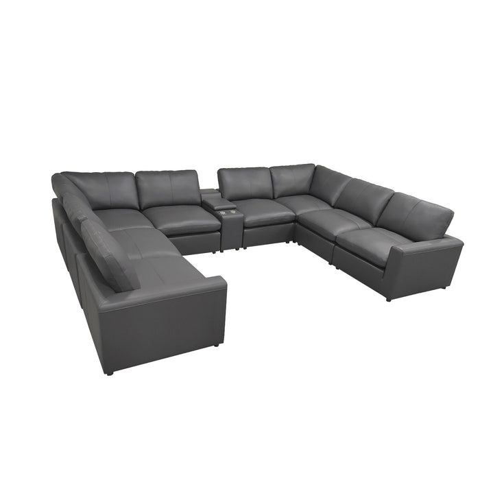 Large Upholstered Seating Modular Sectional Home Essentials