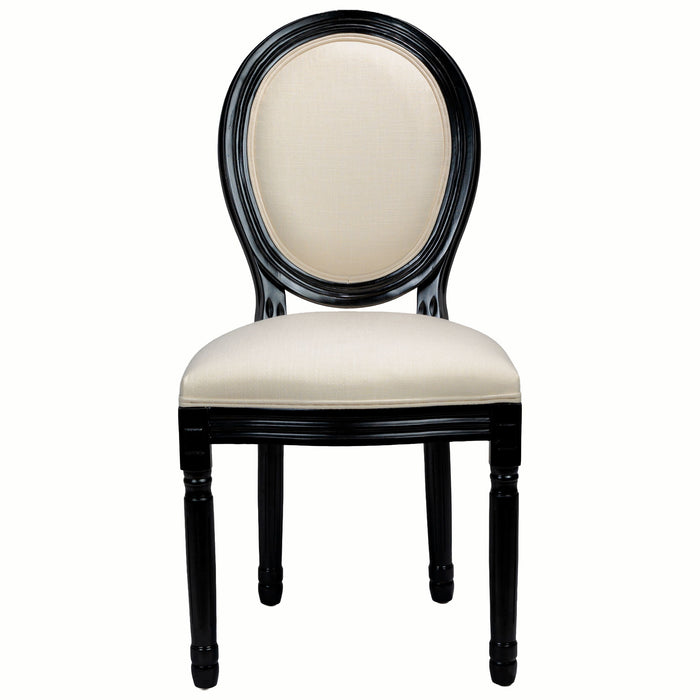 Upholstered & Round Back Dining Chairs (Set of 2) Home Essentials
