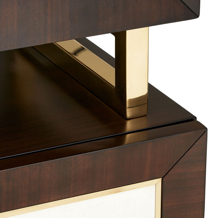 Belmont Place - China Cabinet - Espresso Michael Amini