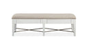 Heron Cove - Bench With Upholstered Seat - Chalk White Magnussen Furniture